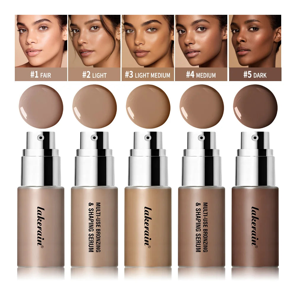 ibcccndc Liquid Foundation – Concealer, Bronzer & Brightening Liquid Foundation Oasis Select