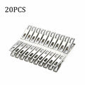 Stainless Steel Windproof Clothes Pegs – 20 or 40 Pack Clothes Pegs Oasis Select silver 20 Pcs