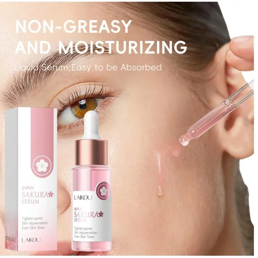 LAIKOU Cherry Blossom Face Serum 30ml – Hydrating & Firming