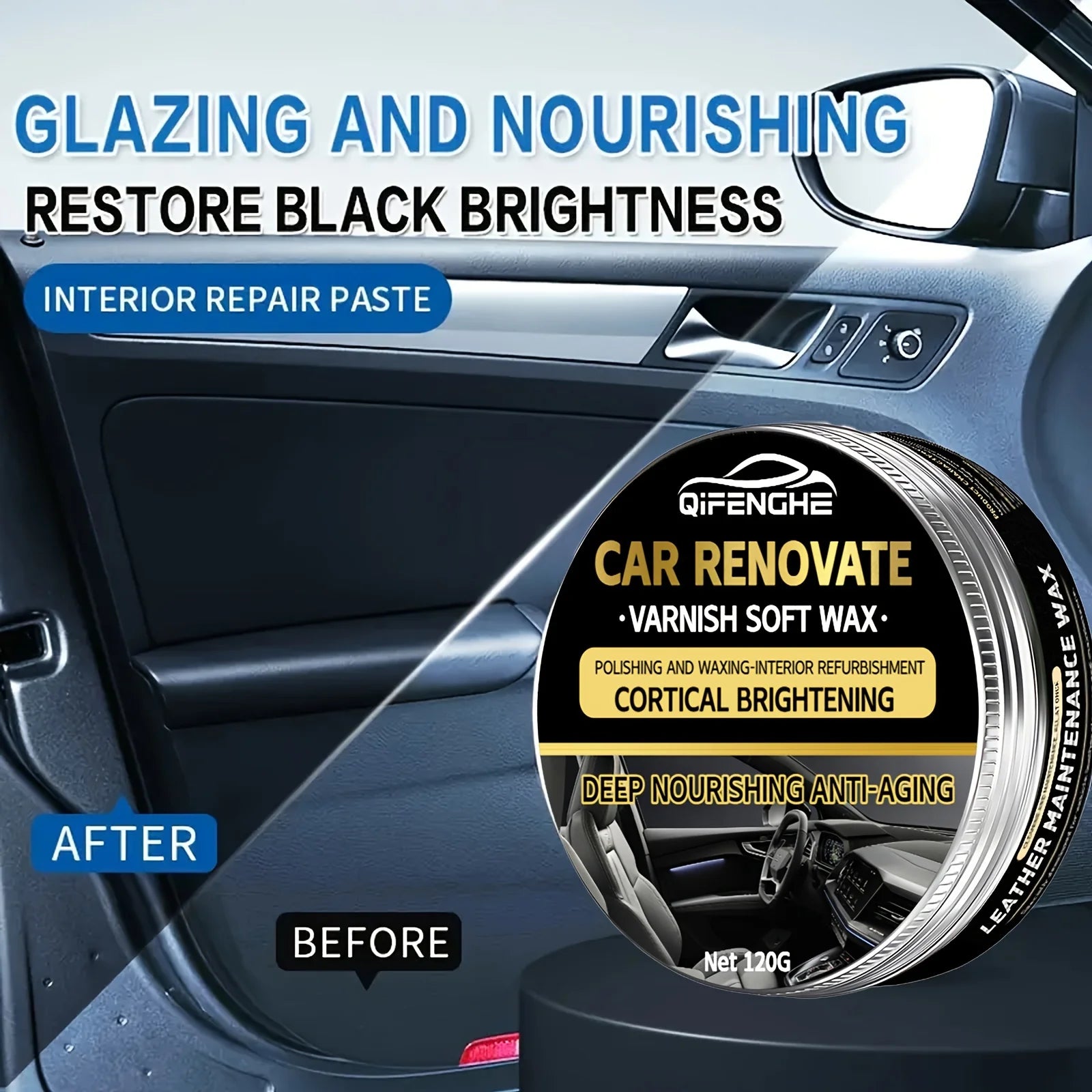 Car Interior Wax – Leather, Plastic & Dashboard Polish