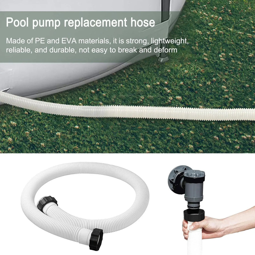 Pool Pump Hose Heavy-Duty Flexible Quick-Connect Parts Hose Pool Pump for Swimming Maintenance Cleaning Hot Tubs Oasis Select