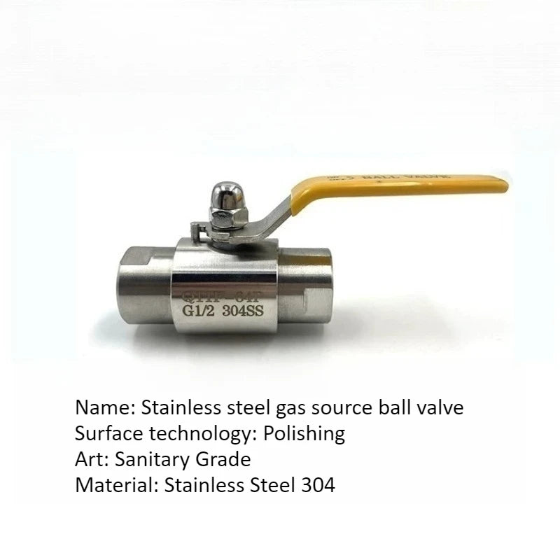 Stainless Steel 304 Ball Valve 2 3 4 6 Points DN8 10 15 20 25 High Pressure Straight Through with Double Internal Thread Oasis Select