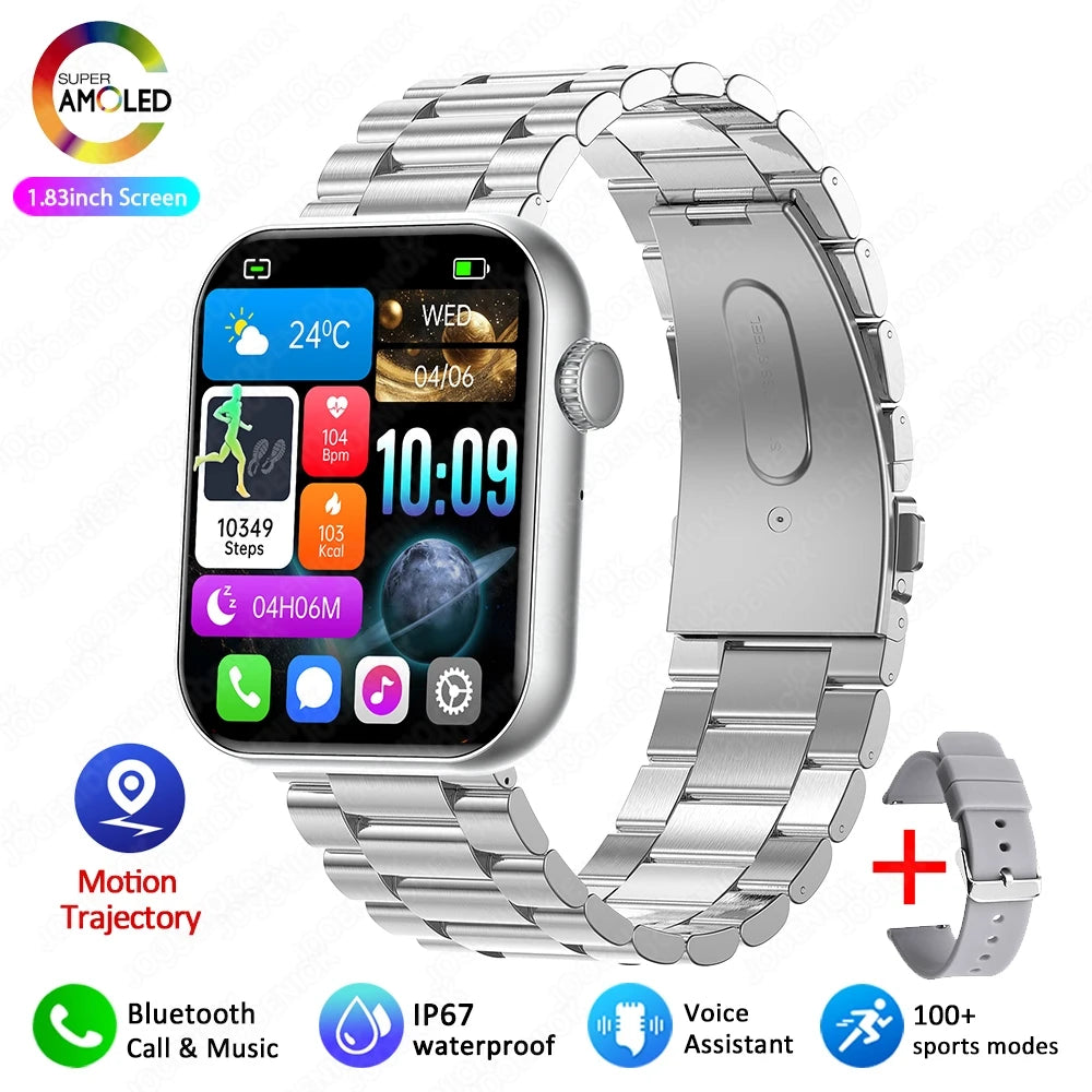 Jooeniok Women's Smartwatch – Bluetooth, AMOLED & Fitness Tracker
