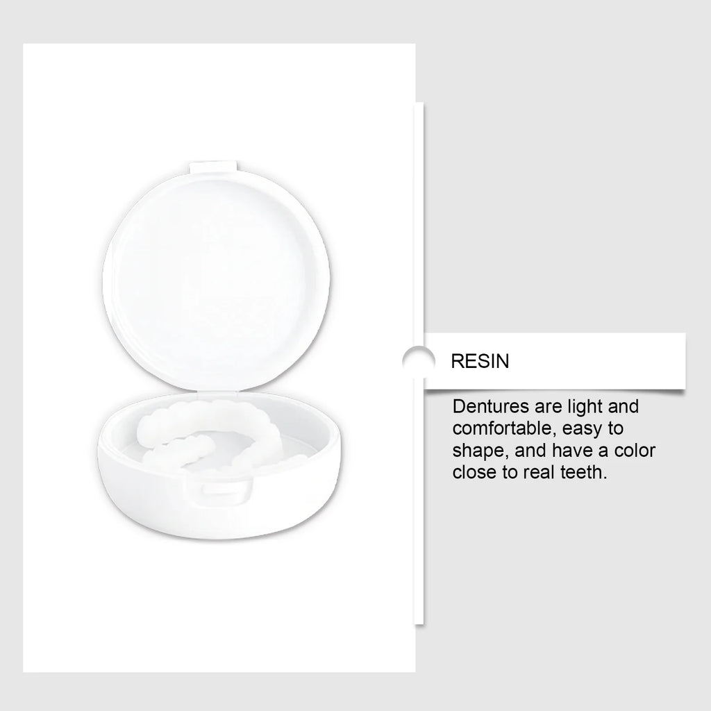Adjustable Clip-On Dentures - Enhances Smile Aesthetics, Made of Comfortable Material, Dental Cosmetic Cover Oasis Select