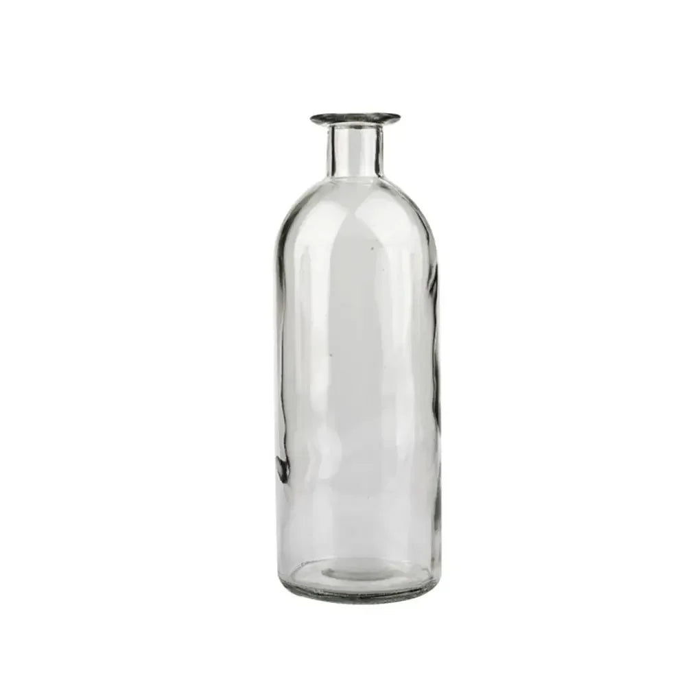 Transparent Glass Flower Vase | Modern Hydroponic Table Decor Glass Flower Vase Oasis Select Transparent-M