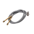 2PCS G1/2'' Stainless Steel Nylon Braided Tube Pipe Hose Silicone Plumbing Extended Shower Hose Kitchen Bathroom Accessories Oasis Select 2Pcs 70cm
