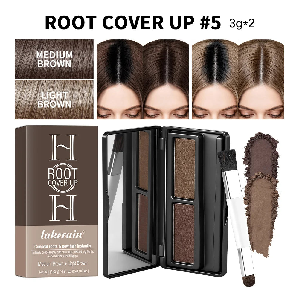 Lakerain Hair Dye Palette & Brush – Root & Grey Coverage