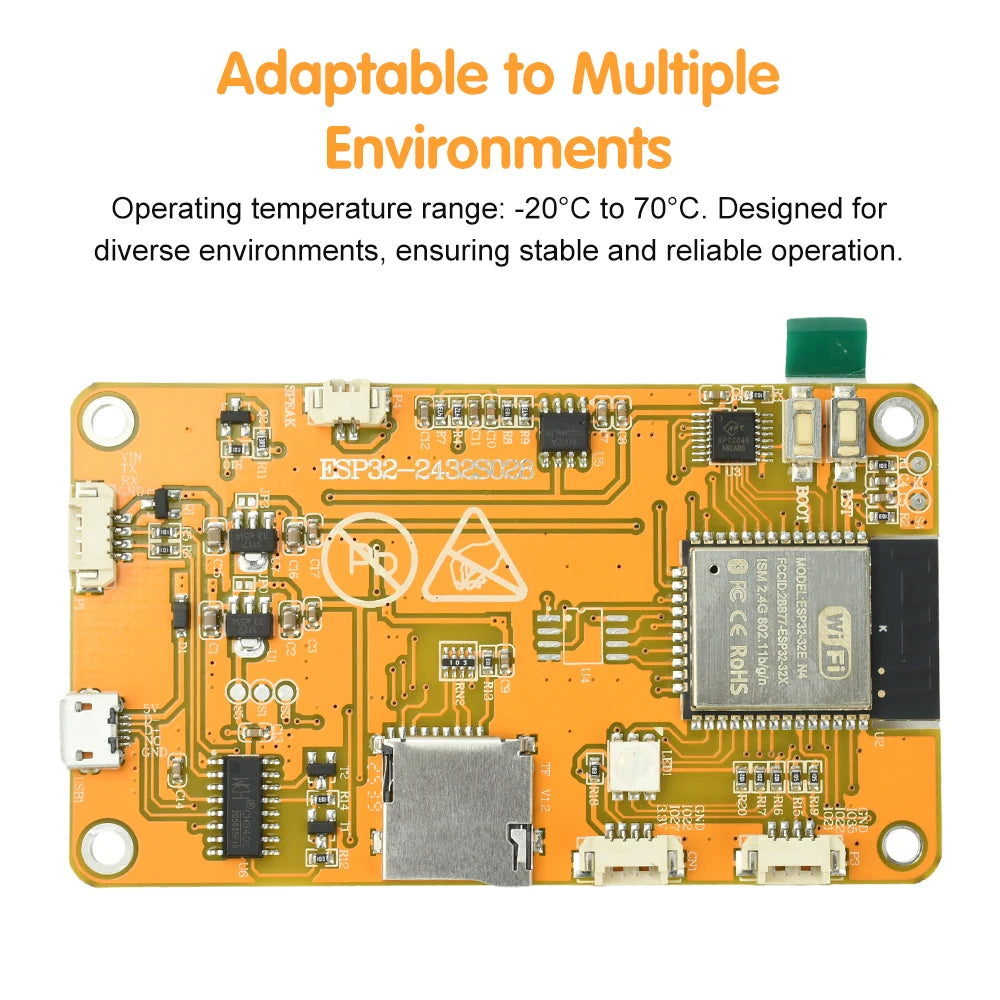 ESP32 Development Board with 2.8-inch OLED Screen High Hash Rate 355KH/s BTC Mining Micro USB Interface Stable Performance Oasis Select