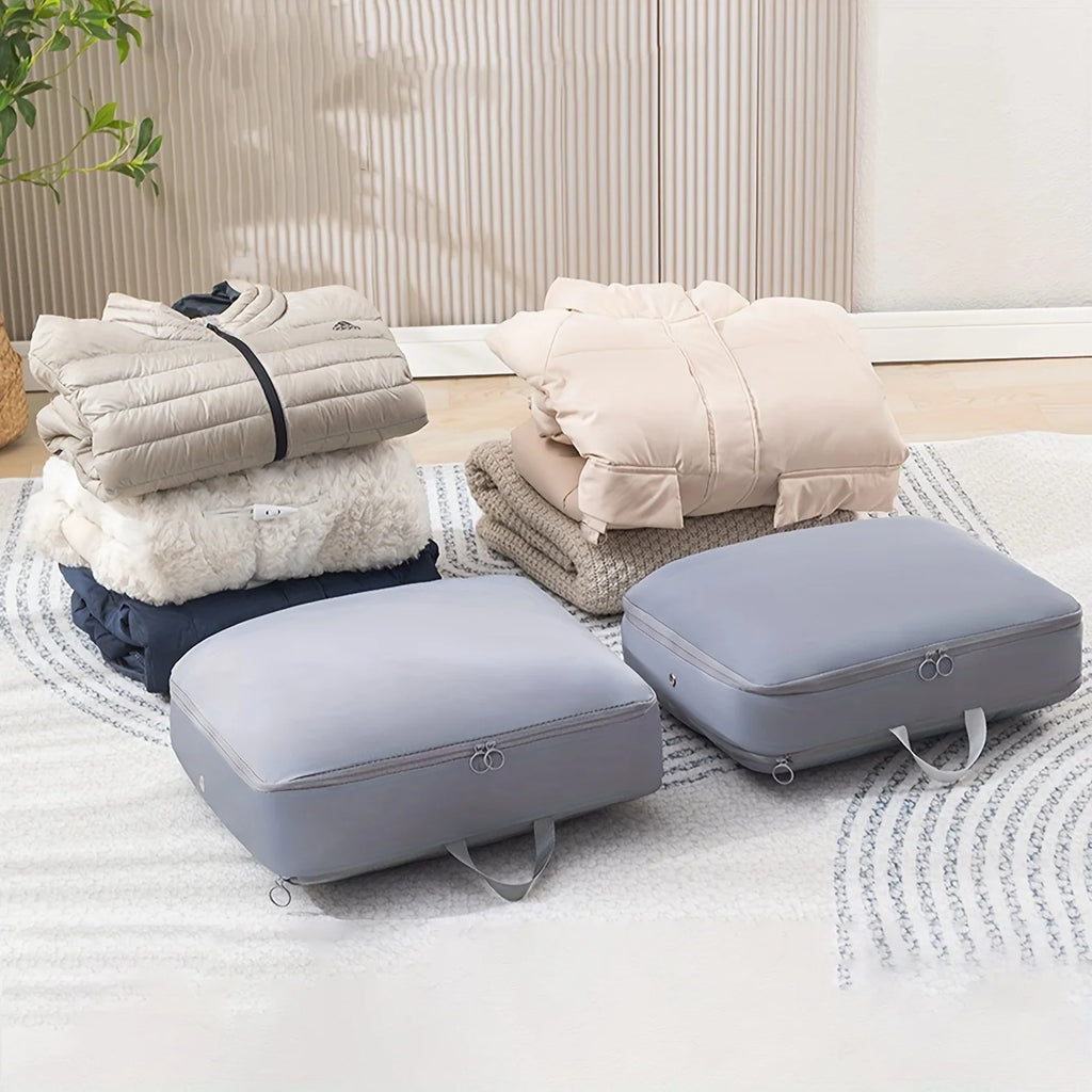 Compression Packing Clothes Down Jacket Cotton Quilt Storage Foldable Super space saving self-compression organizer Oasis Select