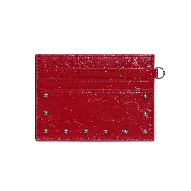Slim PU Leather Card Wallet – Multi-Slot Mini Coin Purse
