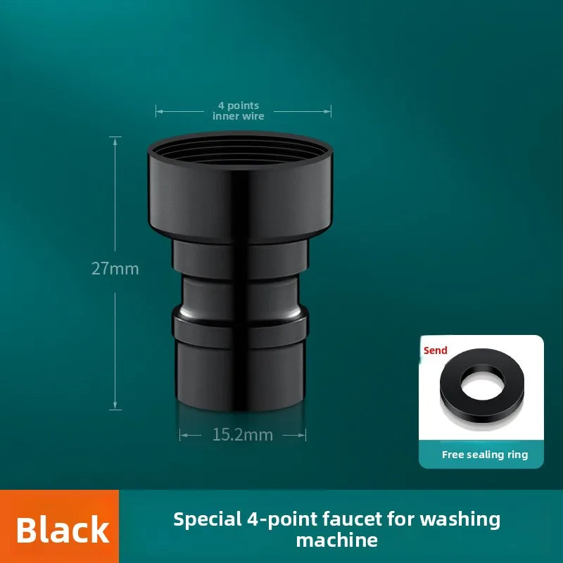3/4" 1/2''Thread Connector Faucet Hose Tap Water Adapter Quick Connector Water Pipe Fittings Home Replacement Accessory Oasis Select F