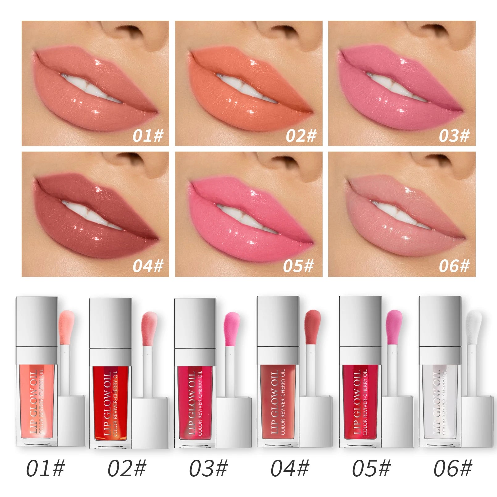 Hello Kiss Crystal Jelly Lip Oil – Plumping Tinted Gloss 8ml