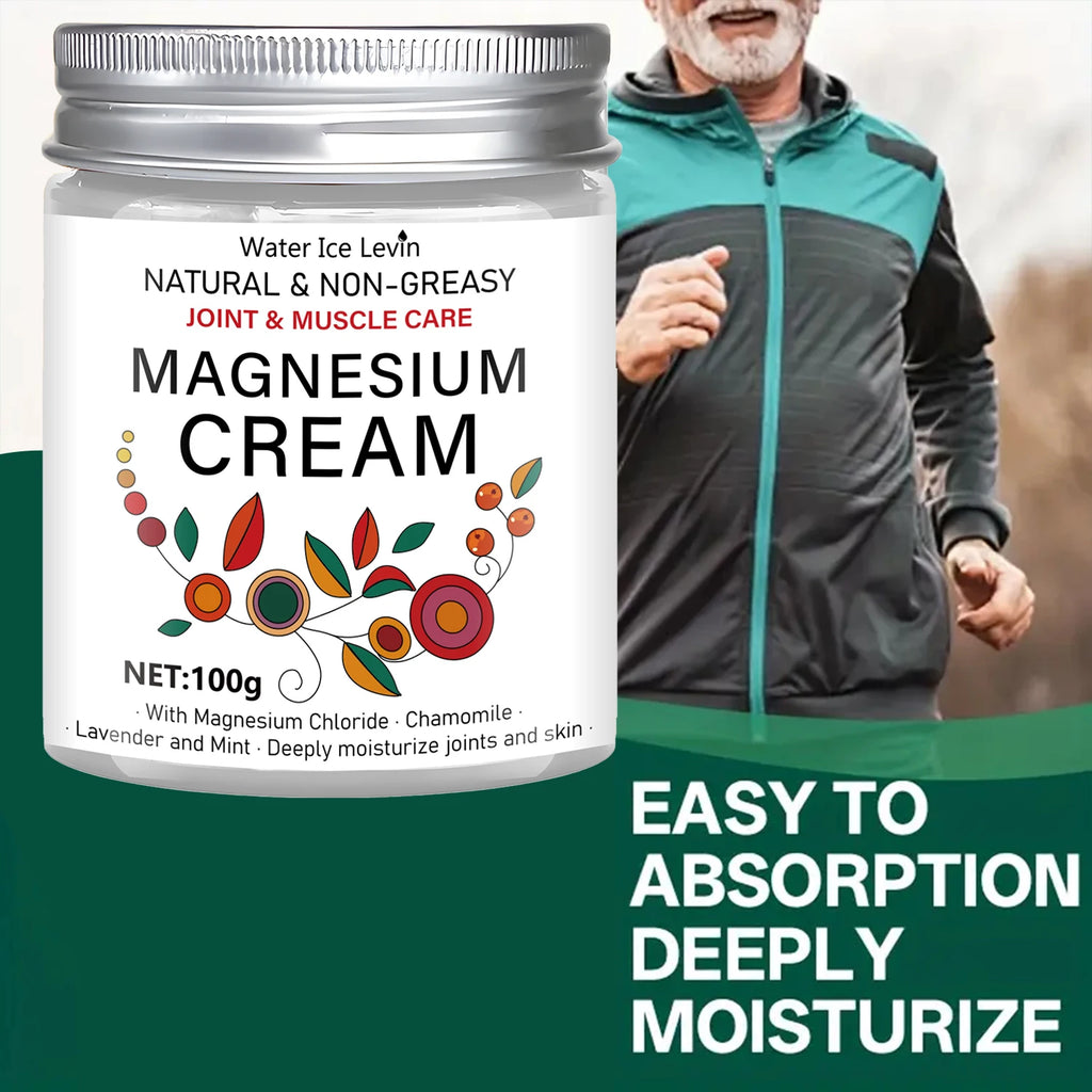 Magnesium Joint & Muscle Cream – Chamomile & Lavender Muscle Relief Cream Oasis Select