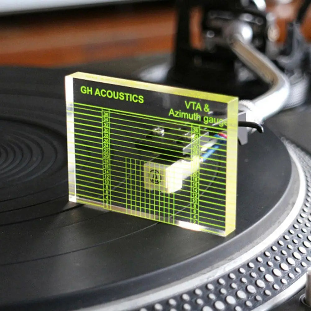 VTA & Azimuth Adjustment Ruler for Vinyl Tonearm & Cartridge