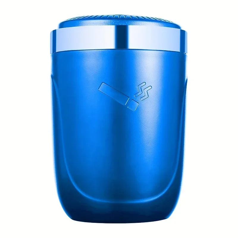 One Click Opening of Car Ashtray with Metal Lining and LED Light Push Type Splash Proof Light, Car Ashtray, Automotive Supplies Oasis Select