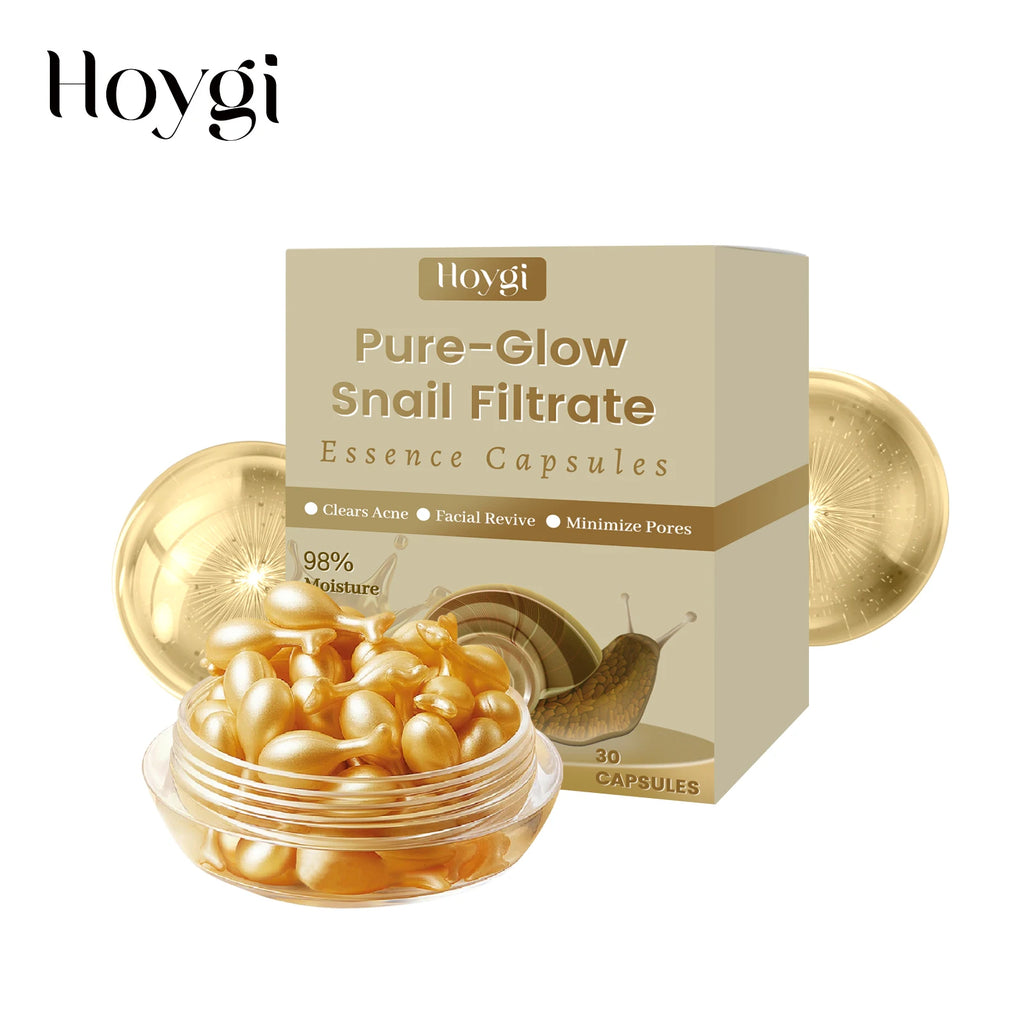 Hoygi Snail Essence Capsule Serum – Hyaluronic Acid & Collagen