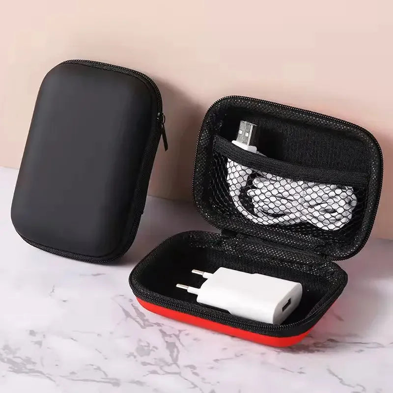 Sundries Travel Storage Bag Charging Case for Earphone Package Zipper Bag Portable Travel Cable Organizer Electronics Storage Oasis Select