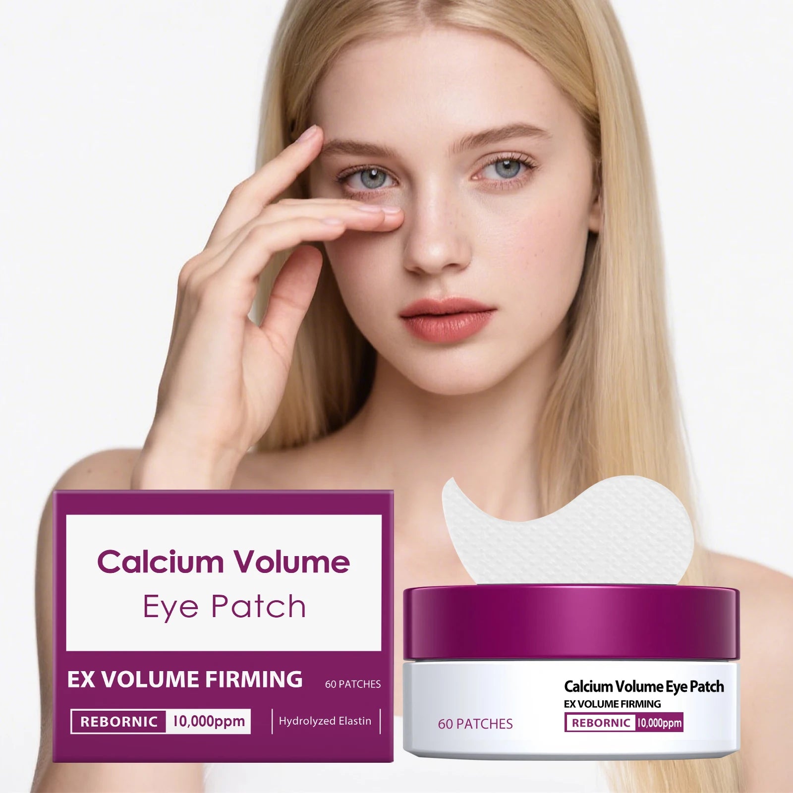 Calcium Eye Patches – Anti-Puffiness, Dark Circles & Fine Lines Under Eye Patches Oasis Select
