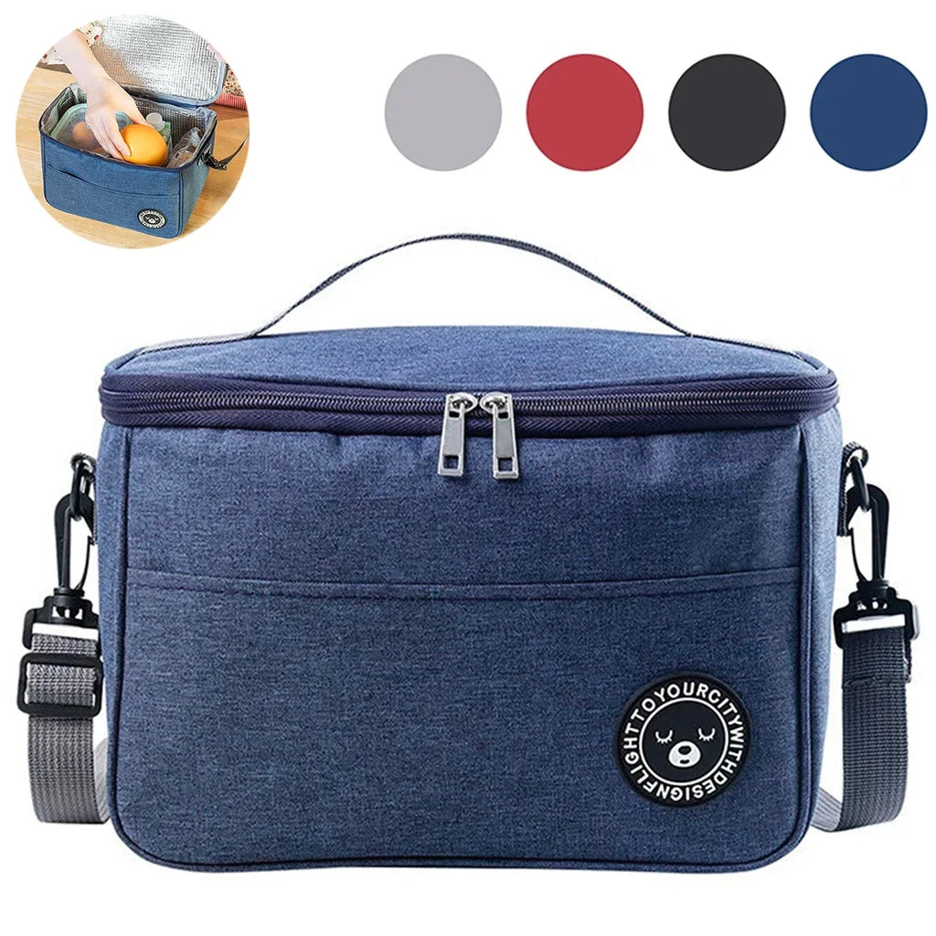 Capacity Hand-held with Shoulder Strap Insulated Bag, Lunch Box Bag, Student Thickened Waterproof Lunch Bag Oasis Select 24x14