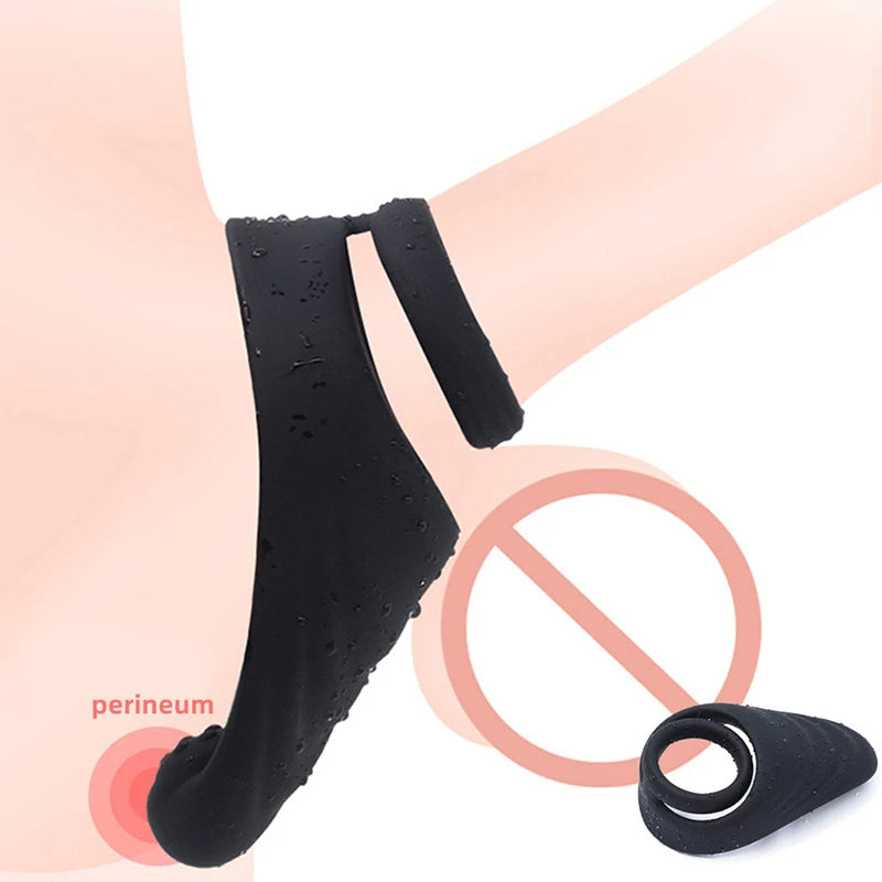 Penis Ring Delay Ejaculation Adult Goods For Men Sex Toys Male Masturbator Silicone Cock Ring Oasis Select