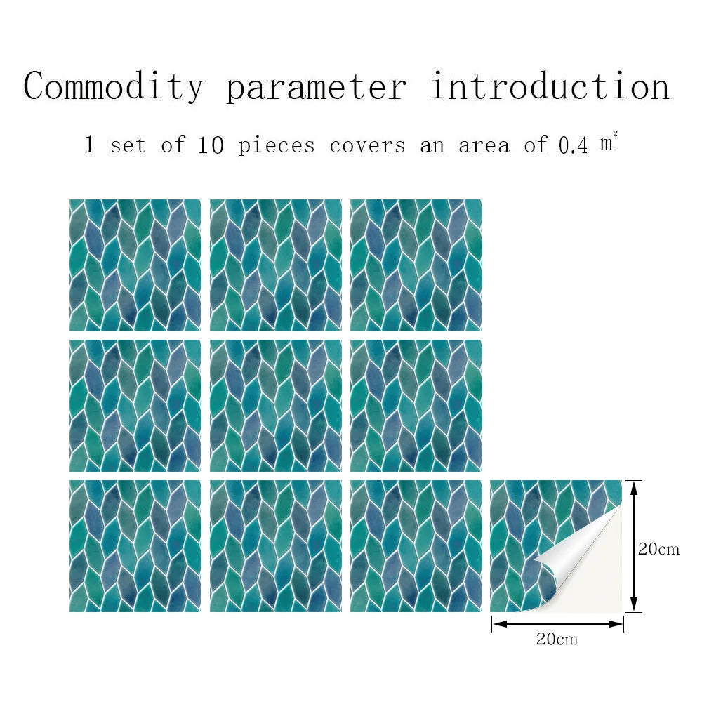 Mosaic tile paste self-adhesive DIY removable decorative pvc wall paste wall decoration Oasis Select