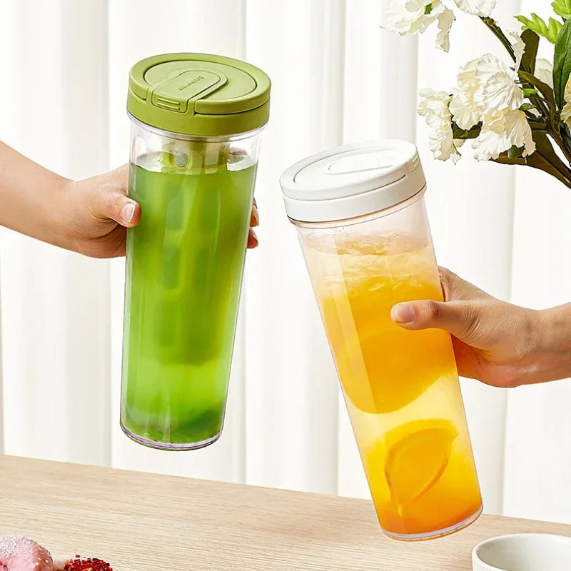 1L Manual Cold Brew Coffee Maker with Handle High-capacity Water Bottle Summer Portable Juices Tea Fruit Coffeeware Pot Oasis Select