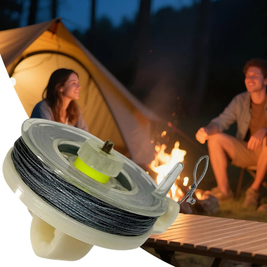 Outdoor Siren Trip Rope Accessories Trip Wire Trip Wire on Reusable Reel Weatherproof Early Warning Security System for Camping Oasis Select