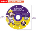 JUSTINLAU 115mm/125mm Circular Saw Blade Wheel Discs For Wood Cutting Carbide Cutting Disc Woodworking Saw Blade Oasis Select 115mm
