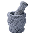 Stone Garlic Mortar Pestle, Pestle Household Stone Bowl Pestle Crusher Oasis Select Polished small