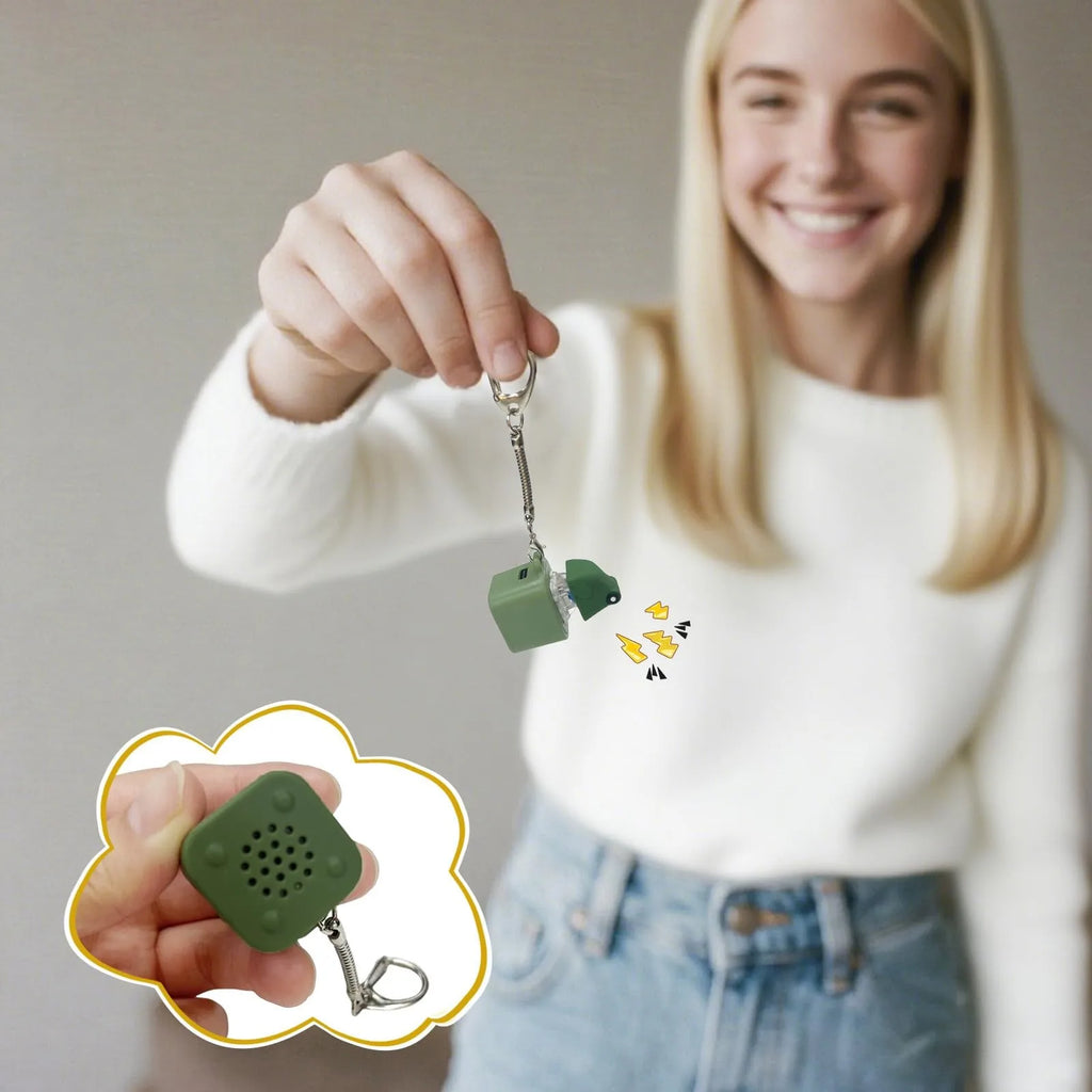 Croaking Frog Keychain LED Fidget Clicker – Stress Relief Gift Fidget Keychain Toy Oasis Select