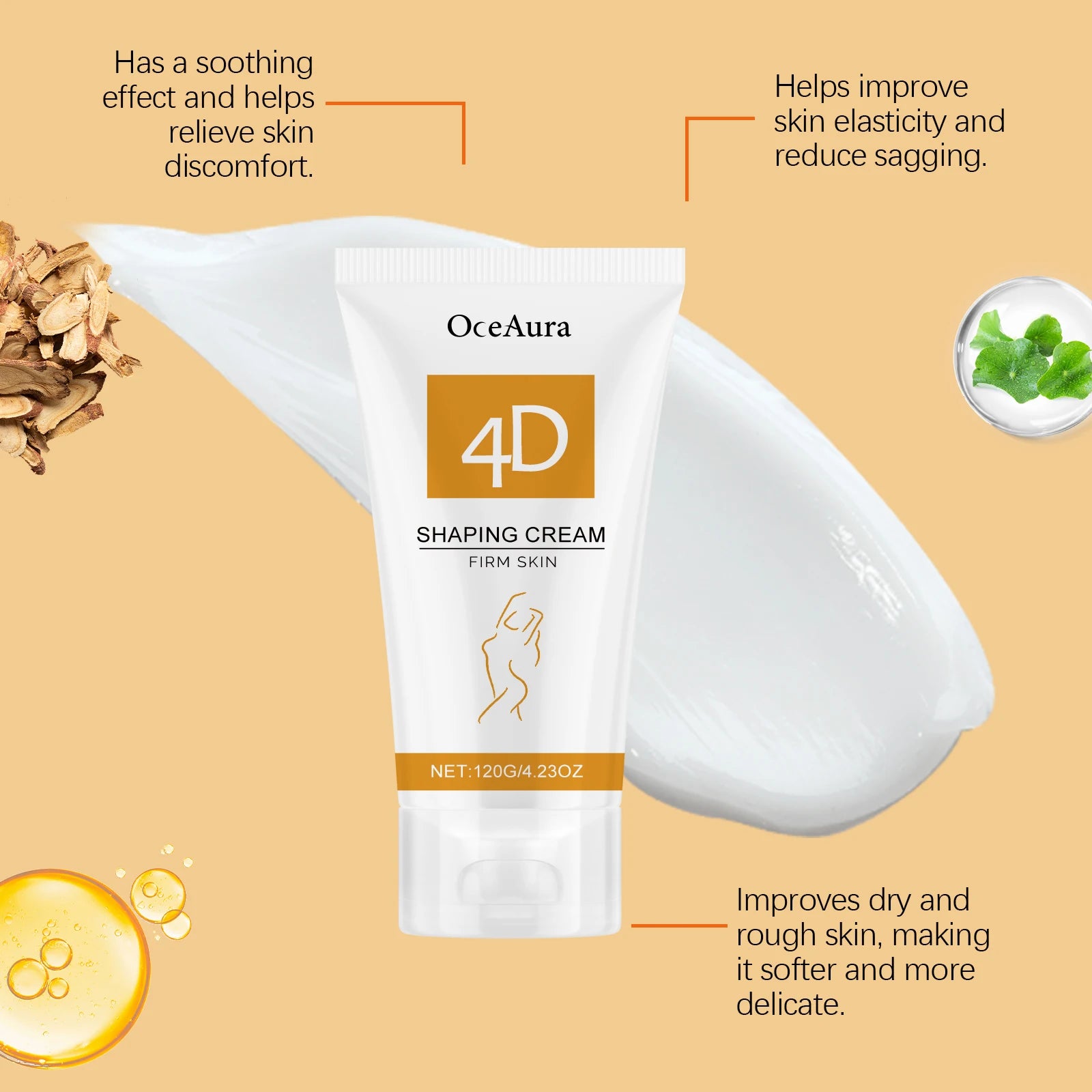 Body Shaping Cream Fat Burning Tightening Reduce Cellulite Firming skin Lifting Moisturizing Strengthen Body Muscle Lotion Oasis Select