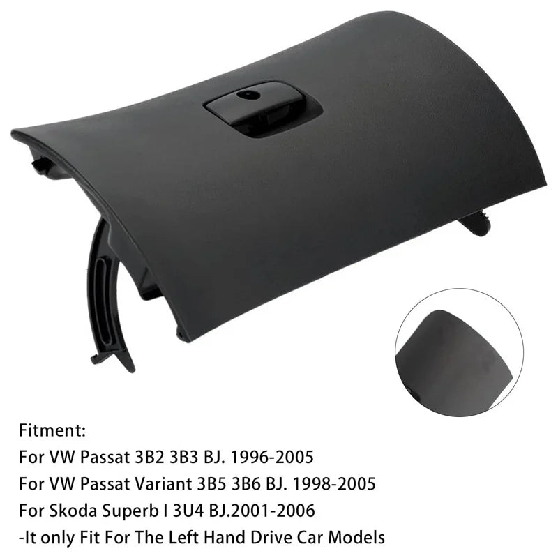 Glove Box Door Lid Assembly Door Lid Cover 3B1857122 For VW Passat B5 B5.5 1998-2005 Glove Box Drawer Cover Lid Oasis Select