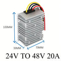 24V TO 48V 20A 30A DC to DC STEP UP BOOST MODULE CONVERTER Power Supply Converter Regulator Waterproof For Car FOR AUTOMOTIVES Oasis Select 24V TO 48V 20A 24V 48V