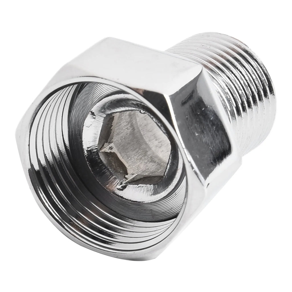 3/4" 1/2" Female To Male Thread 304 Stainless Steel Pipe Connector Union Radiator Valve Tail Bathroom Shower Accessories Oasis Select