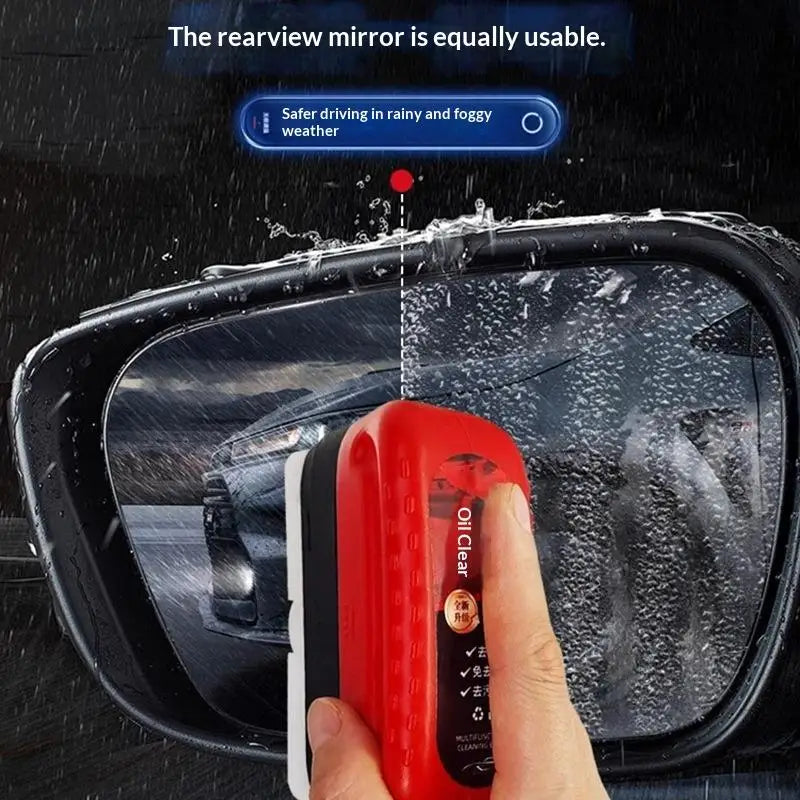 Car Glass Cleaner Cleaning Agent Powerful Windshield Cleaner Car Glass Sponge Cleaning Brush Water Spots Stain Auto Removal Oil Oasis Select