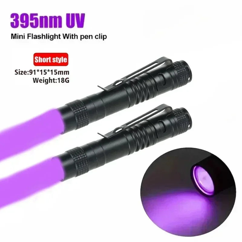 KDULIT 395nm UV Blacklight Flashlight | Pet Stain & Scorpion Torch