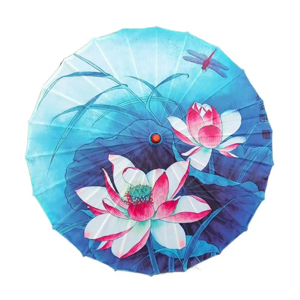 Handmade Chinese Silk Parasol | Decorative Dance Umbrella Decorative Parasol Oasis Select 82cm-Style 12