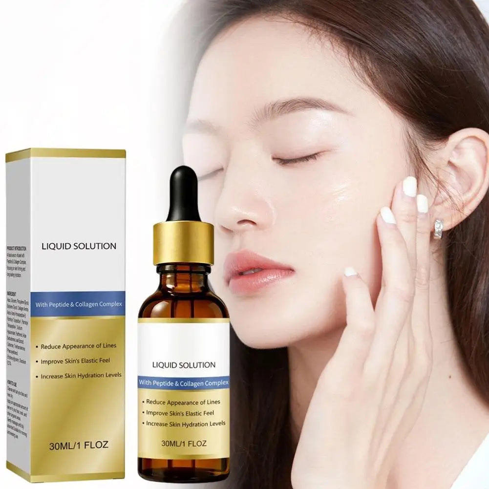 30ml Face Lifting Essence Containing Peptide and Collagen Anti-Aging Moisturizing Essence Oil to Fade Wrinkles and Face Care Oasis Select