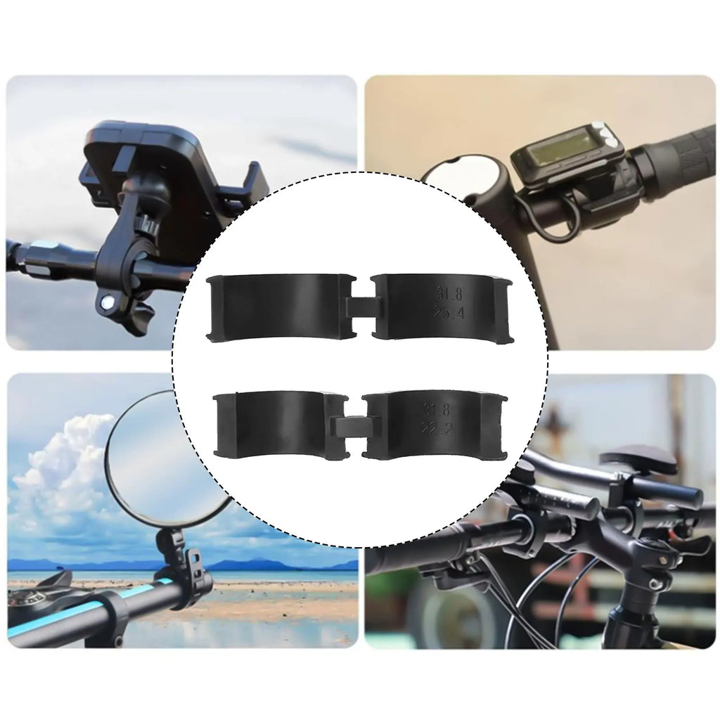 20Pcs Non Slip Rubber Gasket Set for Bike Handlebars Compatible Sizes from 22 2mm to 31 8mm for Secure Attachment Oasis Select