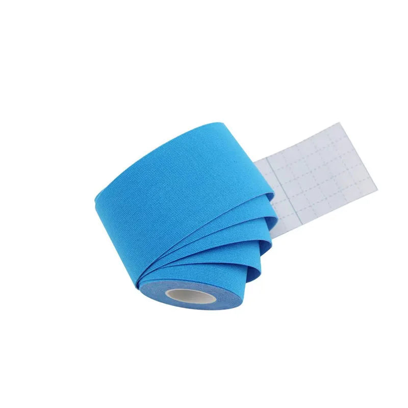 1pcs Kinesiology Tape Roll Cotton Elastic Adhesive Muscle Bandage Strain Injury Support Neuromuscular Sport Kinesiotape Oasis Select Light blue 10cm