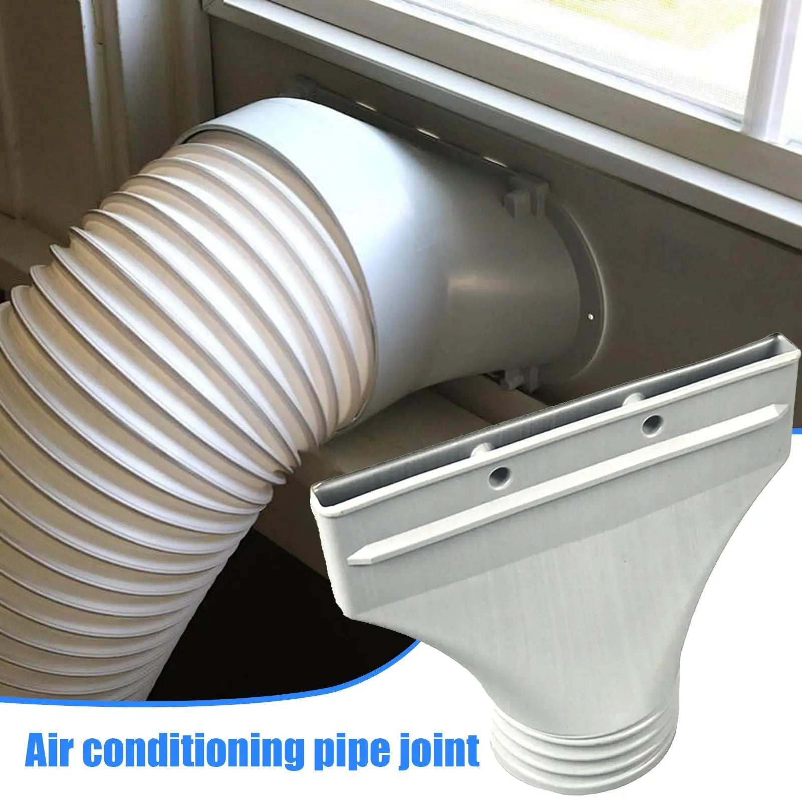 1pc Portable Ac Hose Connector Portable Air Conditioner Hose Adapter Seal Vent Tube Kit for Air Conditioner Unit Duct Dryer Home Oasis Select