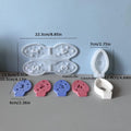 Gypsum Resin Molds Holiday Ambient Light Molds Advent Bulb Silicone Molds Ambient For Advent Celebrations Crafting Christmas Oasis Select White