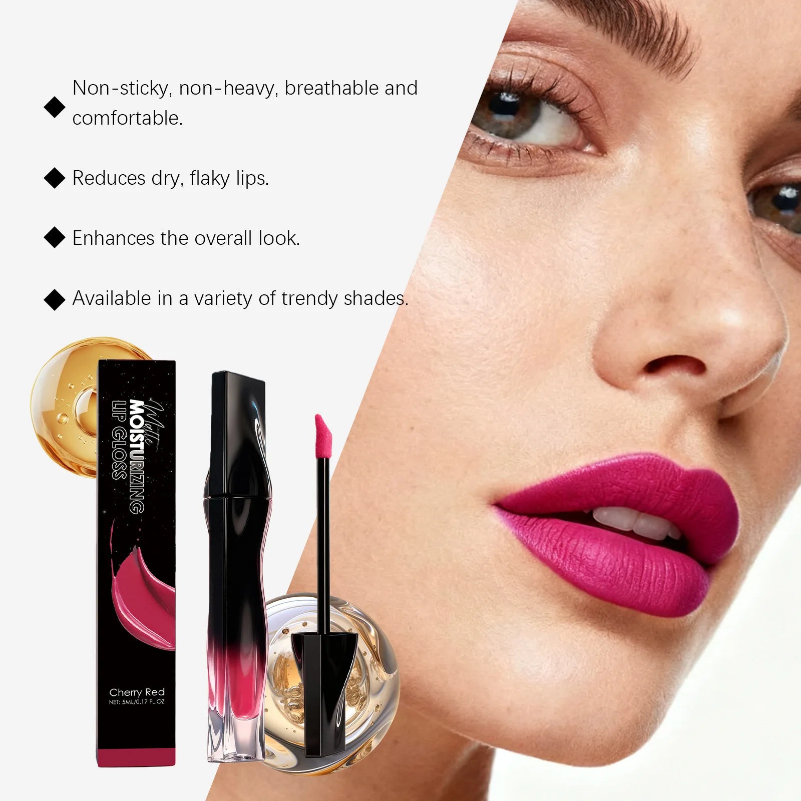 Matte Lip Balm 6-Color Lipstick – Lasting Pigment & Moisturizing Matte Lipstick Oasis Select