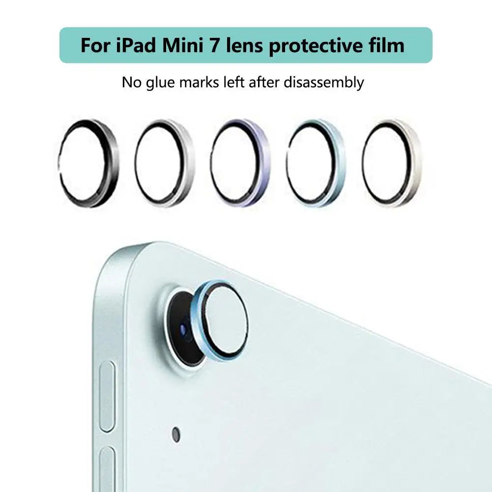 Metal Camera Lens Protector for Apple iPad Mini 7 | Tempered Glass