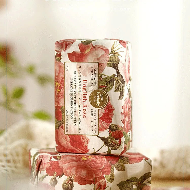 Floral Essential Oil Handmade Soap 200g – Gift & Body Care
