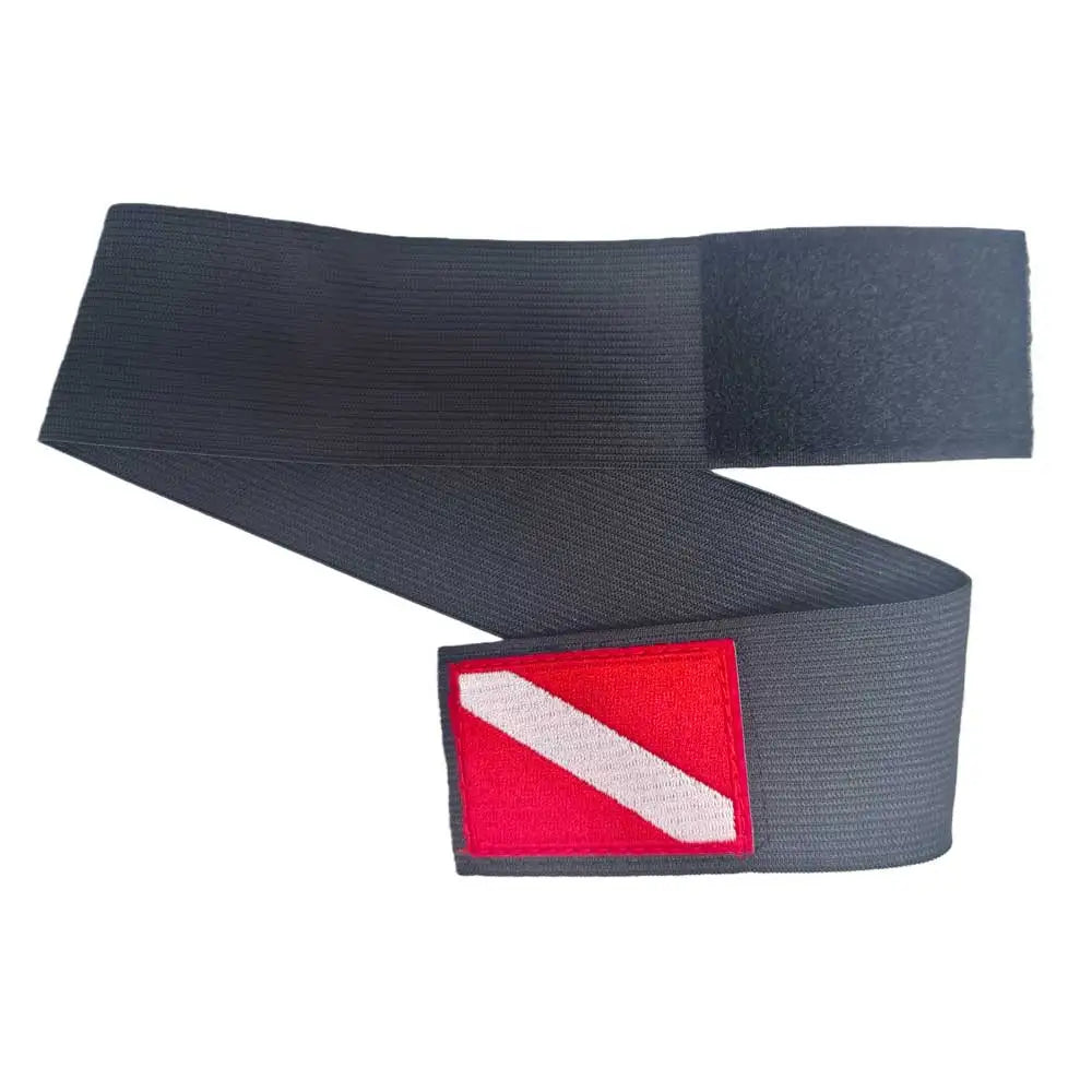 Scuba Tank Elastic Bungee Band with Dive Embroidery Flag Decorative Dive Flag Strap for Underwater Diving Cylinder Oasis Select
