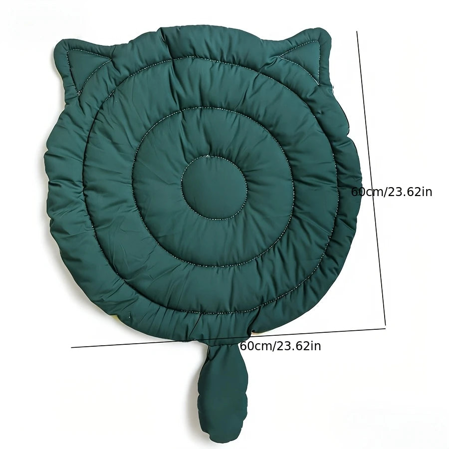 Universal Cat Sleeping Pad Cute Dog Mat for Sleeping Big-faced Cat Design Soft and Breathable for All Seasons Washable Pet Pad Oasis Select Double-sided pad 60cm