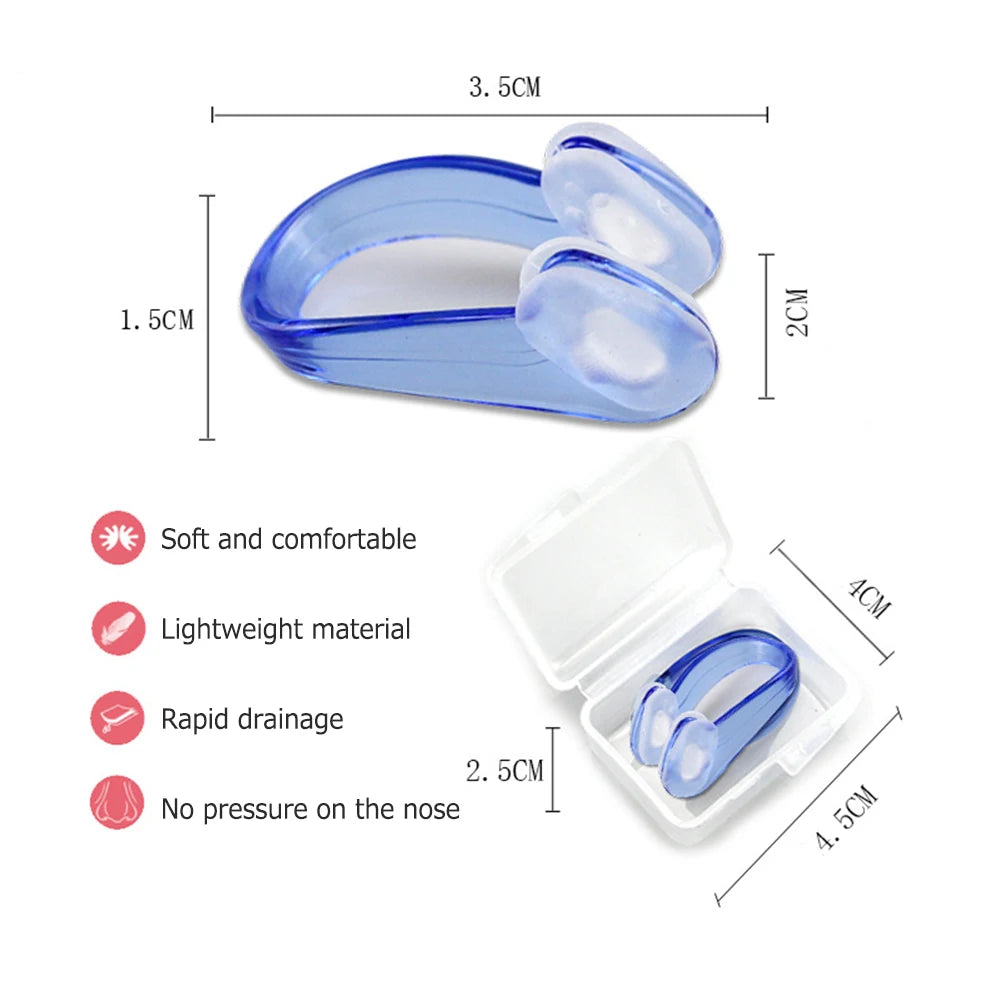 Unisex Swimming Nose Clip Swimming Nose Clip Reusable Environmental Soft Silicone Nose Clip Swim Nose Clip Nose Protector Oasis Select
