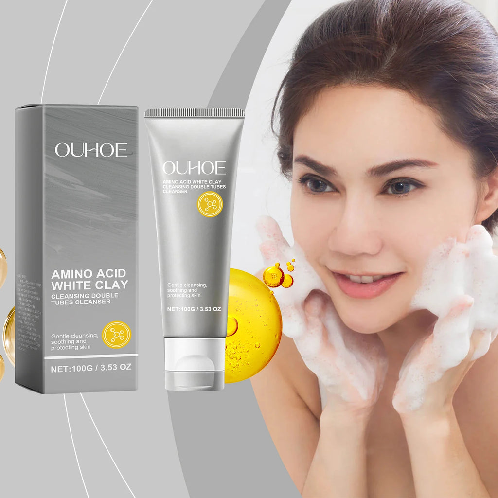 Amino Acid Cleanser Gently Cleansing Facial Skin Oil Control Clean Pores and Less Oil Moisturizing Nourishing Skin Care Cleanser Oasis Select