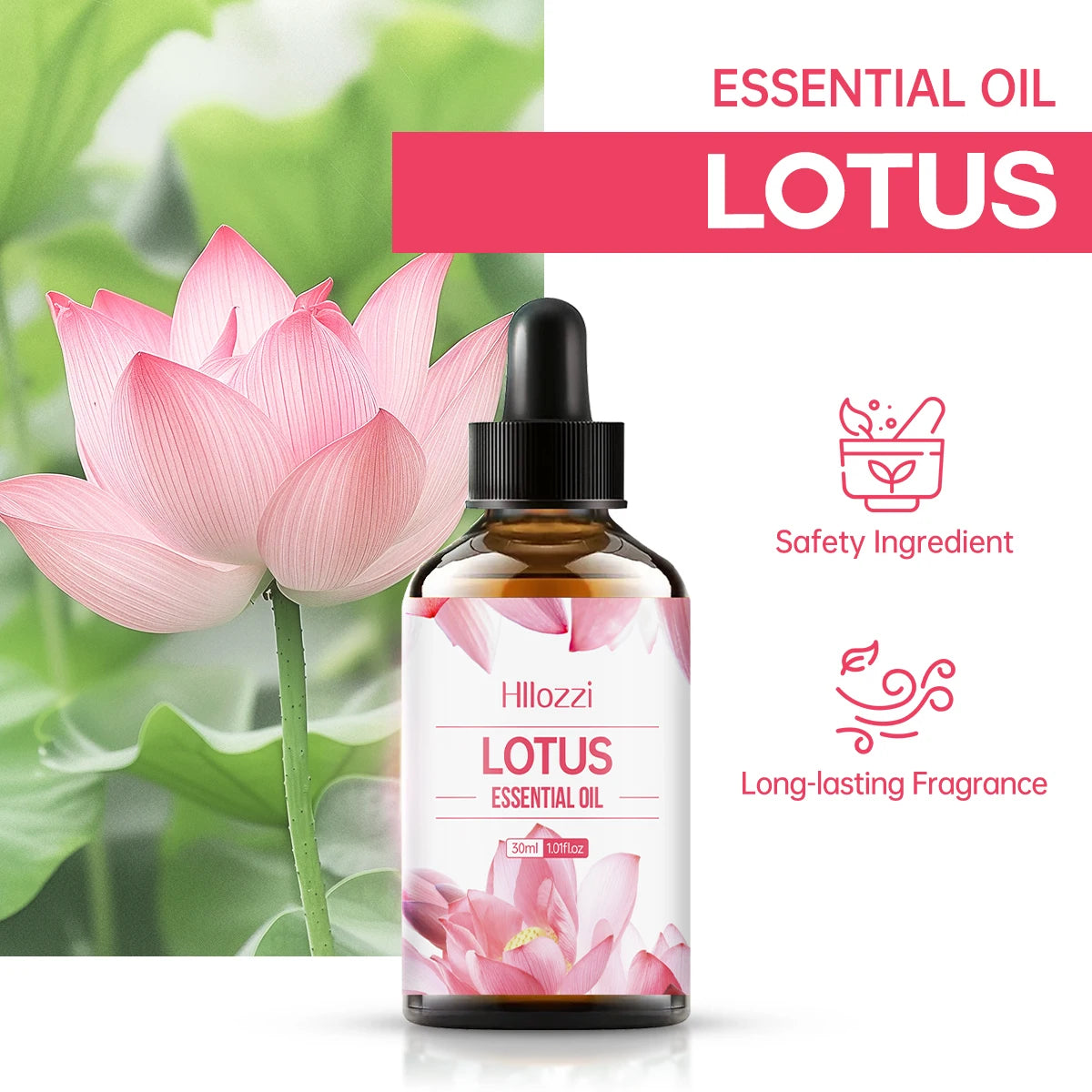 Lotus Essential Oil – Nourishing Multi-Use Oil for Face, Body & Hair